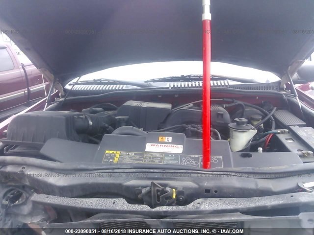 1FMZU72K73UB62753 - 2003 FORD EXPLORER XLS/XLS SPORT RED photo 10