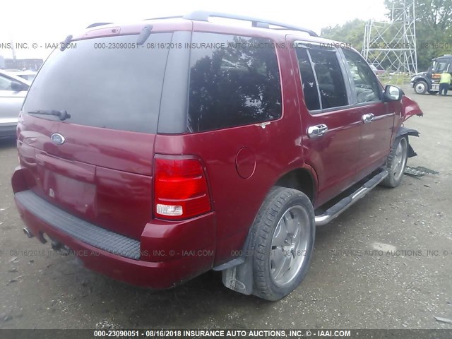 1FMZU72K73UB62753 - 2003 FORD EXPLORER XLS/XLS SPORT RED photo 4