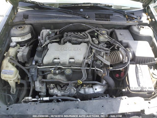 1G1NE52J72M619032 - 2002 CHEVROLET MALIBU LS Жасыл фото 10