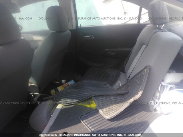 1G1JB5SH4C4213103 - 2012 CHEVROLET SONIC LS BLACK photo 8