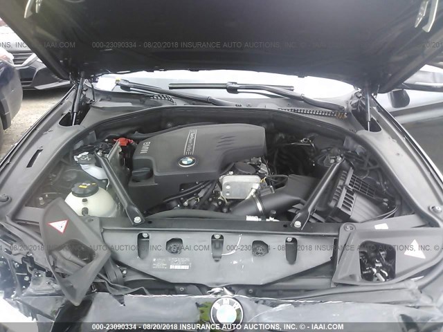 WBA5A7C53ED616940 - 2014 BMW 528 XI BLACK photo 10