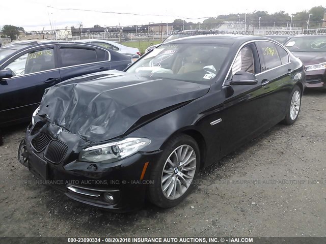 WBA5A7C53ED616940 - 2014 BMW 528 XI BLACK photo 2