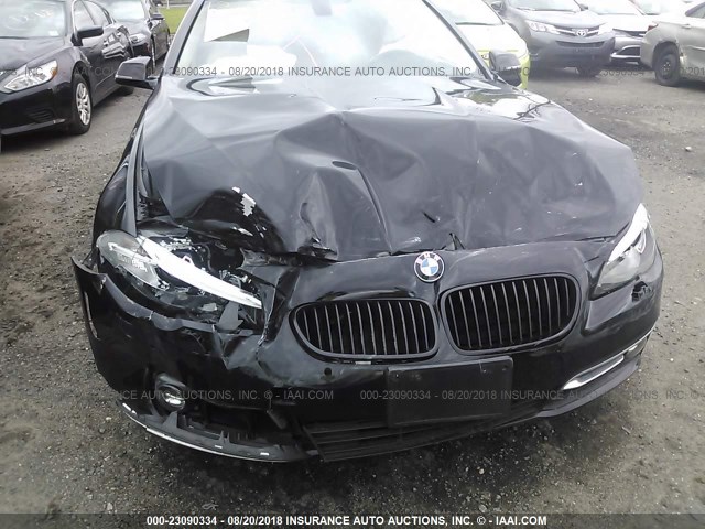 WBA5A7C53ED616940 - 2014 BMW 528 XI BLACK photo 6