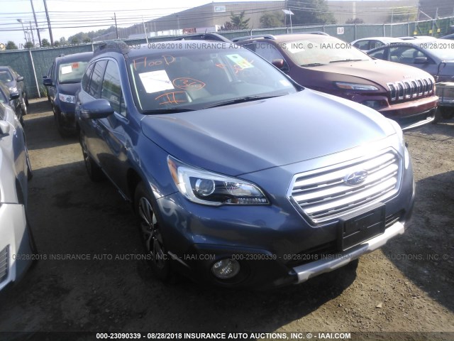 4S4BSENC6G3202347 - 2016 SUBARU OUTBACK 3.6R LIMITED BLUE photo 1
