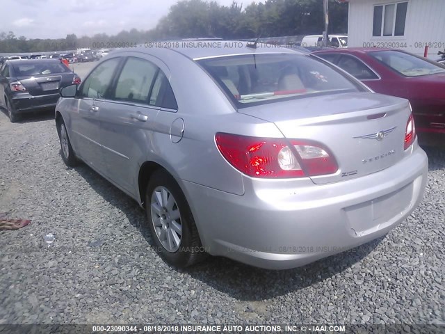 1C3LC46J98N208392 - 2008 CHRYSLER SEBRING LX SILVER photo 3