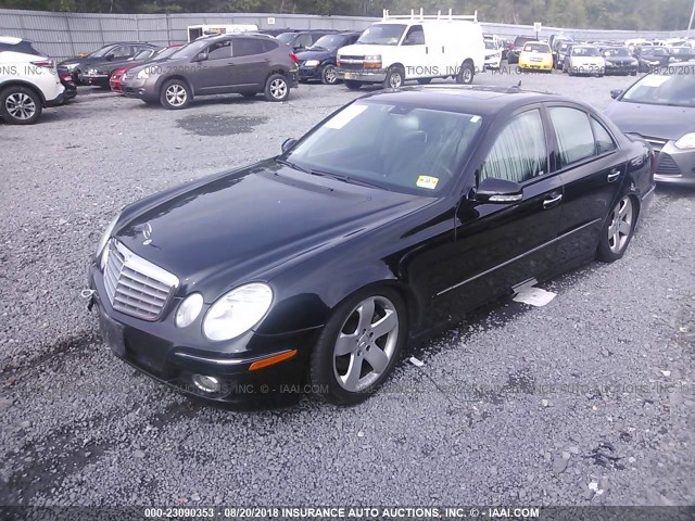 WDBUF72XX7B037637 - 2007 MERCEDES-BENZ E 550 BLACK photo 2