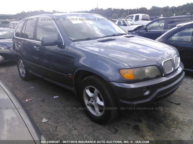 5UXFB33543LH45951 - 2003 BMW X5 4.4I GRAY photo 1