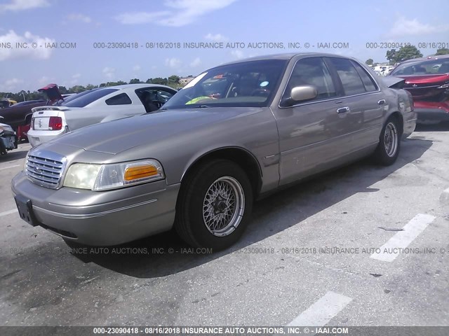 2FAFP74W31X127699 - 2001 FORD CROWN VICTORIA LX TAN photo 2