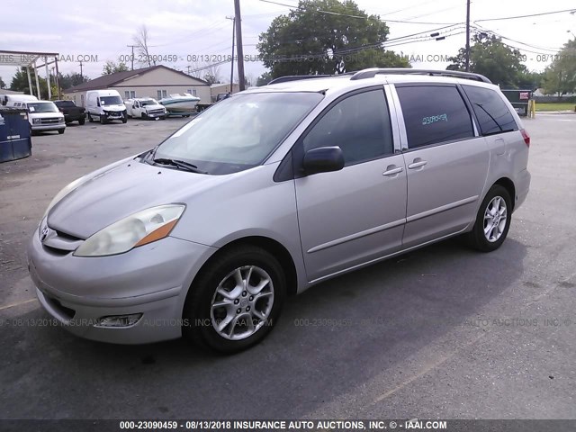 5TDZA22C66S418821 - 2006 TOYOTA SIENNA XLE/XLE LIMITED SILVER photo 2