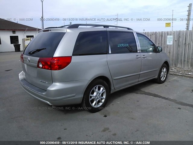 5TDZA22C66S418821 - 2006 TOYOTA SIENNA XLE/XLE LIMITED SILVER photo 4