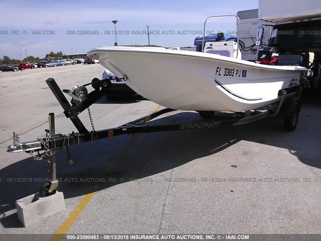 EKH0T742I011 - 2011 CAROLINA SKIFF BOAT  WHITE photo 2