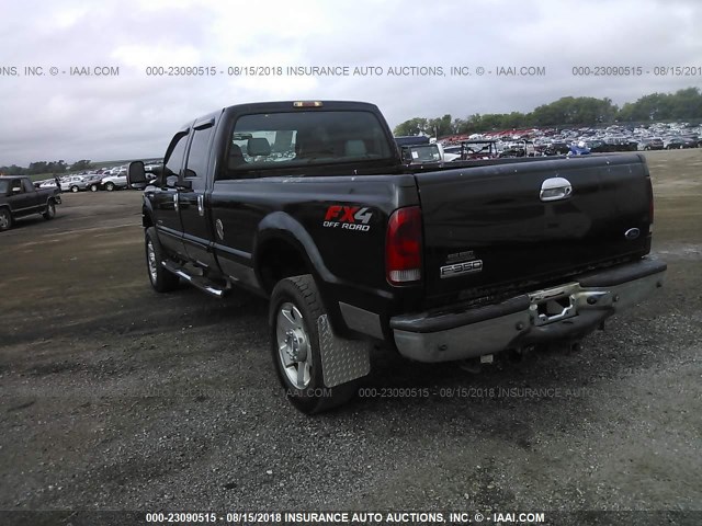 1FTWW31P37EA74094 - 2007 FORD F350 SRW SUPER DUTY BLACK photo 3