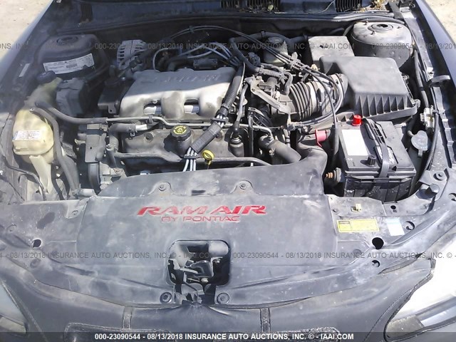 1G2NW52E0XM858389 - 1999 PONTIAC GRAND AM GT BLACK photo 10