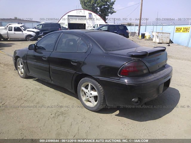 1G2NW52E0XM858389 - 1999 PONTIAC GRAND AM GT BLACK photo 3