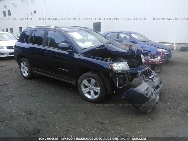 1C4NJDEB9GD752870 - 2016 JEEP COMPASS LATITUDE ლურჯი ფოტო 1