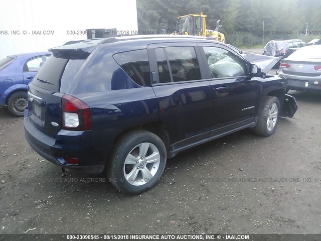 1C4NJDEB9GD752870 - 2016 JEEP COMPASS LATITUDE ლურჯი ფოტო 4