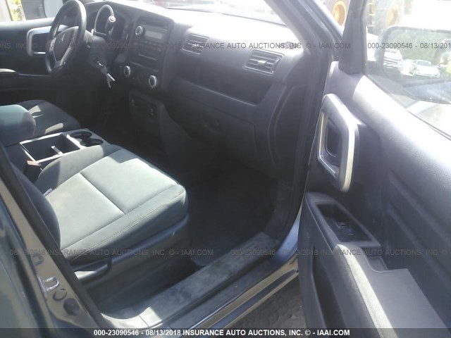 2HJYK16216H534619 - 2006 HONDA RIDGELINE RT BLUE photo 5