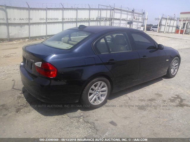 WBAVA37577NL13546 - 2007 BMW 328 I BLUE photo 4