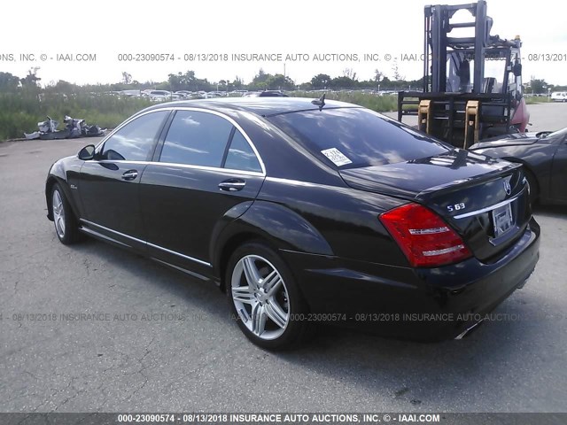 WDDNG86X18A152384 - 2008 MERCEDES-BENZ S 550 4MATIC BLACK photo 3