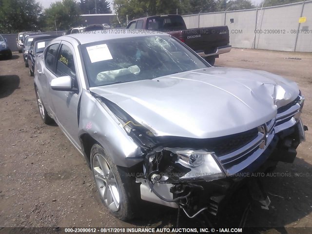 1B3BD1FG0BN587623 - 2011 DODGE AVENGER MAINSTREET GRAY photo 1