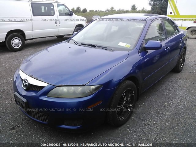 1YVFP80C765M66528 - 2006 MAZDA 6 I BLUE photo 2