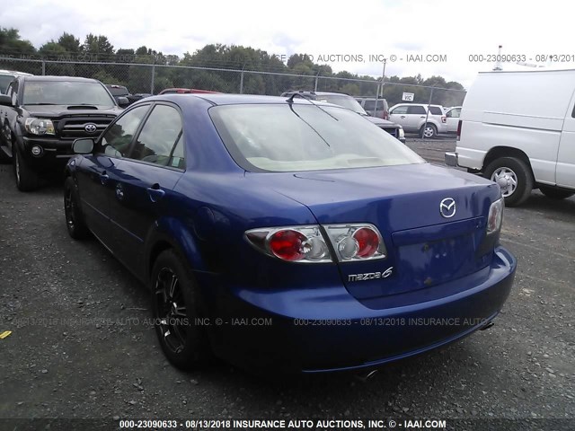 1YVFP80C765M66528 - 2006 MAZDA 6 I Mavi fotoğraf 3
