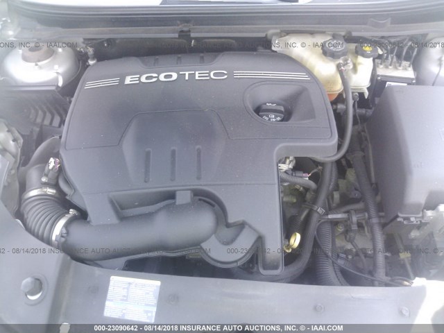 1G1ZC5E05AF167613 - 2010 CHEVROLET MALIBU 1LT SILVER photo 9