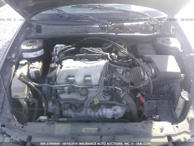 1G3NF52E82C222667 - 2002 OLDSMOBILE ALERO GLS 黑色 照片 10