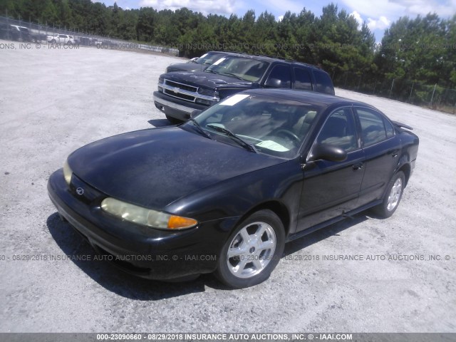 1G3NF52E82C222667 - 2002 OLDSMOBILE ALERO GLS 黑色 照片 2