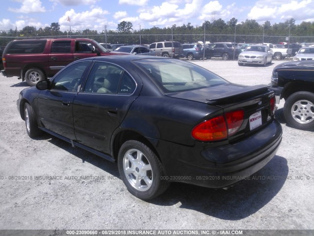 1G3NF52E82C222667 - 2002 OLDSMOBILE ALERO GLS 黑色 照片 3