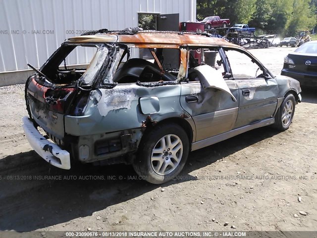 4S3BH675137608904 - 2003 SUBARU LEGACY OUTBACK AWP 绿色 照片 4