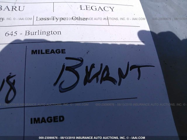 4S3BH675137608904 - 2003 SUBARU LEGACY OUTBACK AWP 绿色 照片 7