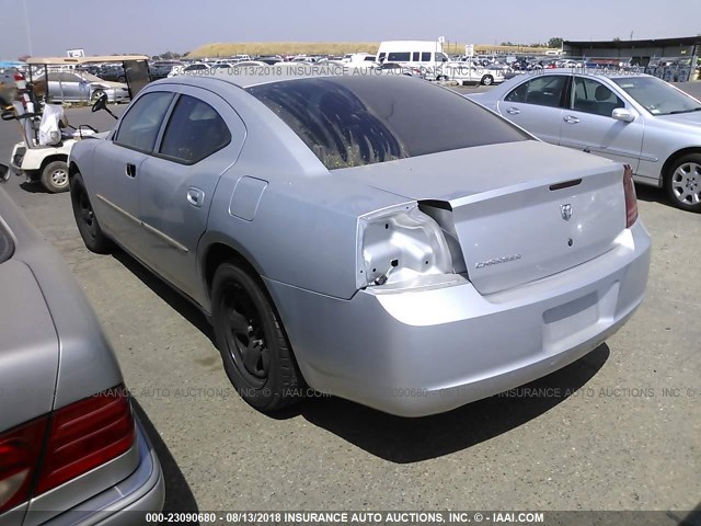 2B3LA43G67H844075 - 2007 DODGE CHARGER SE/SXT SILVER photo 3