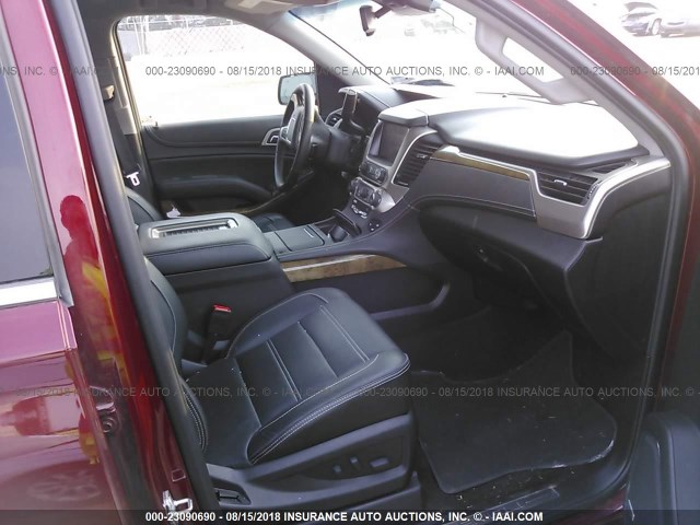 1GKS2CKJ1HR275527 - 2017 GMC YUKON DENALI BURGUNDY photo 5