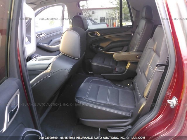 1GKS2CKJ1HR275527 - 2017 GMC YUKON DENALI BURGUNDY photo 8