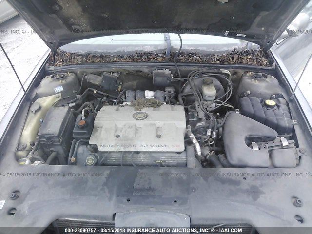 1G6KY5493XU906060 - 1999 CADILLAC SEVILLE STS GRAY photo 10