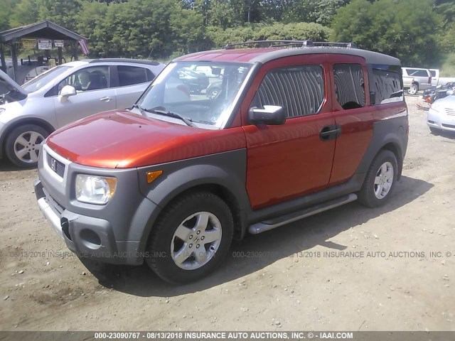 5J6YH28675L023811 - 2005 HONDA ELEMENT ORANGE photo 2