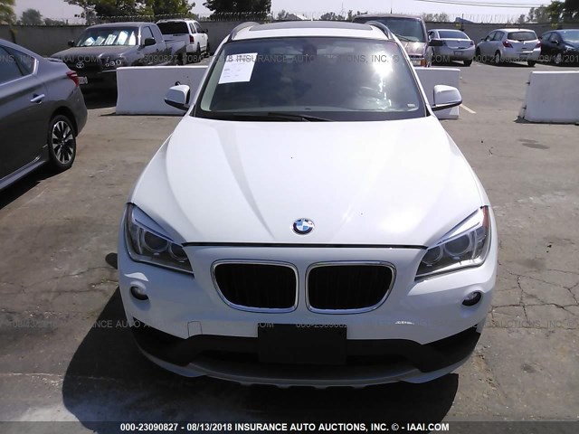 WBAVL1C51FVY28559 - 2015 BMW X1 XDRIVE28I WHITE photo 6