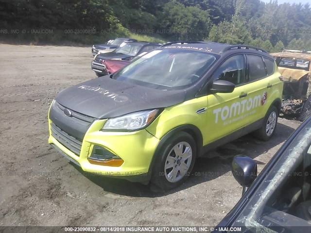 1FMCU0F79EUA86118 - 2014 FORD ESCAPE S GREEN photo 2