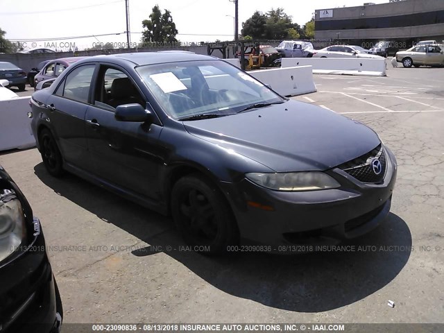 1YVFP80D145N30374 - 2004 MAZDA 6 S GRAY photo 1