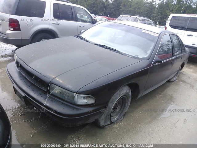 1G1BL52PXTR103801 - 1996 CHEVROLET CAPRICE / IMPALA CLASSIC/SS BLACK photo 2