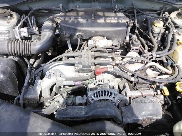 4S3BH675X37606195 - 2003 SUBARU LEGACY OUTBACK AWP 绿色 照片 10