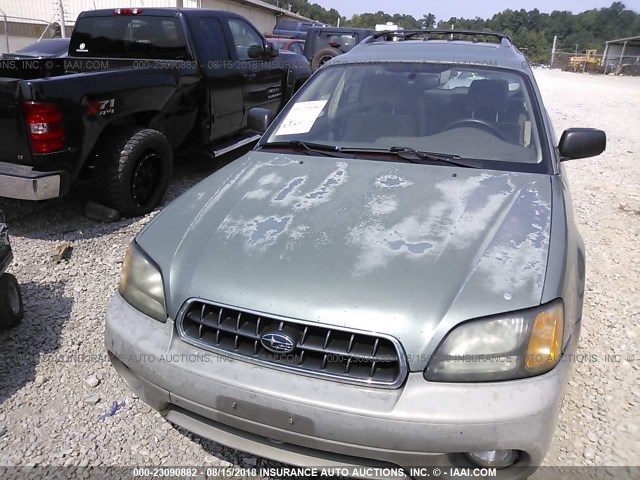 4S3BH675X37606195 - 2003 SUBARU LEGACY OUTBACK AWP 绿色 照片 6