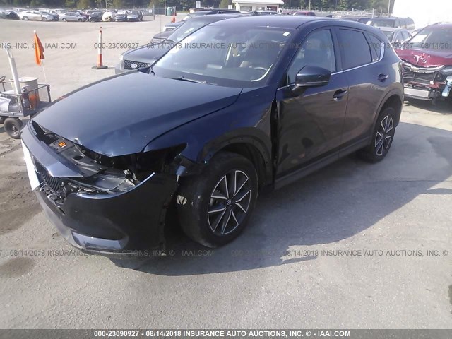 JM3KFADM6J0304744 - 2018 MAZDA CX-5 GRAND TOURING BLACK photo 2