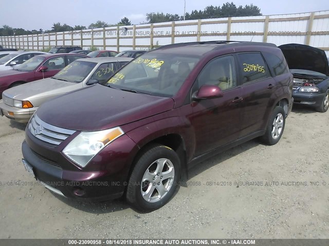 2S3DA417586111844 - 2008 SUZUKI XL7 LUXURY BURGUNDY photo 2