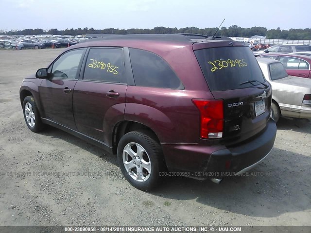 2S3DA417586111844 - 2008 SUZUKI XL7 LUXURY BURGUNDY photo 3