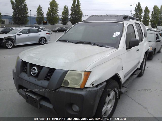 5N1AN08U66C520767 - 2006 NISSAN XTERRA OFF ROAD/S/SE WHITE photo 2