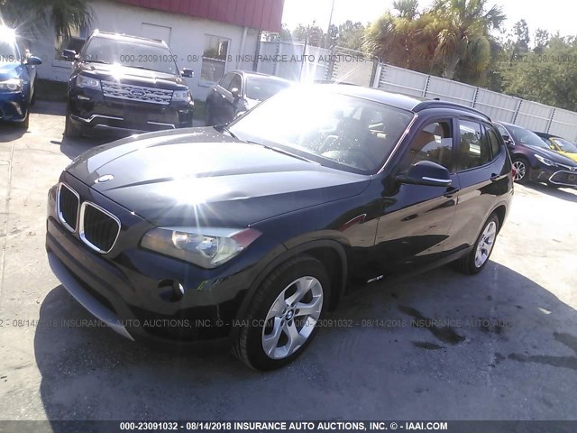 WBAVM1C59EVW47222 - 2014 BMW X1 SDRIVE28I BLACK photo 2