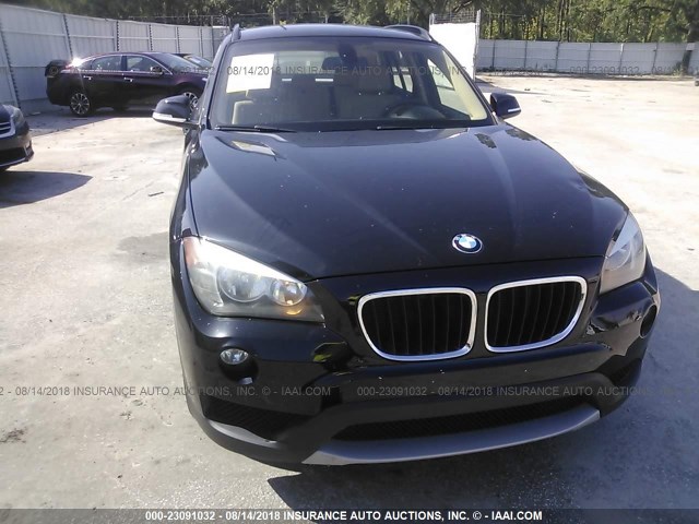 WBAVM1C59EVW47222 - 2014 BMW X1 SDRIVE28I BLACK photo 6