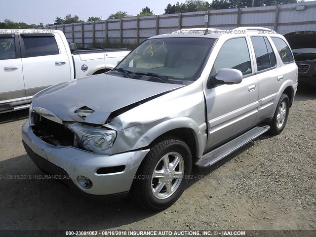 5GADT13S872132421 - 2007 BUICK RAINIER CXL SILVER photo 2